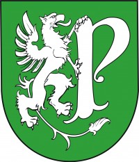 Poprzedni Herb Gminy Pruszcz Gdański Herb Gminy Pruszcz Gdański, na zielonym tle biały gryf trzymający pazurami literę P